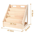 Bookshelf for Toddlers 1-5 Years, Forward-Facing Bookshelf with Handle & Anti-Tip Device, Bookshelf for Kindergarten/Schoolroom