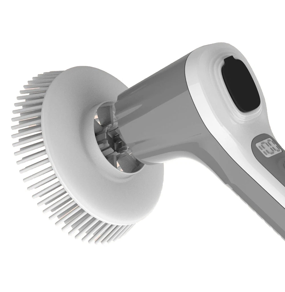 Electric Spin Scrubber IP68 Waterproof Wireless Cleaning Brush 2 speeds Adjustable Extend Handle Ground Kitchen Mult Home Tool