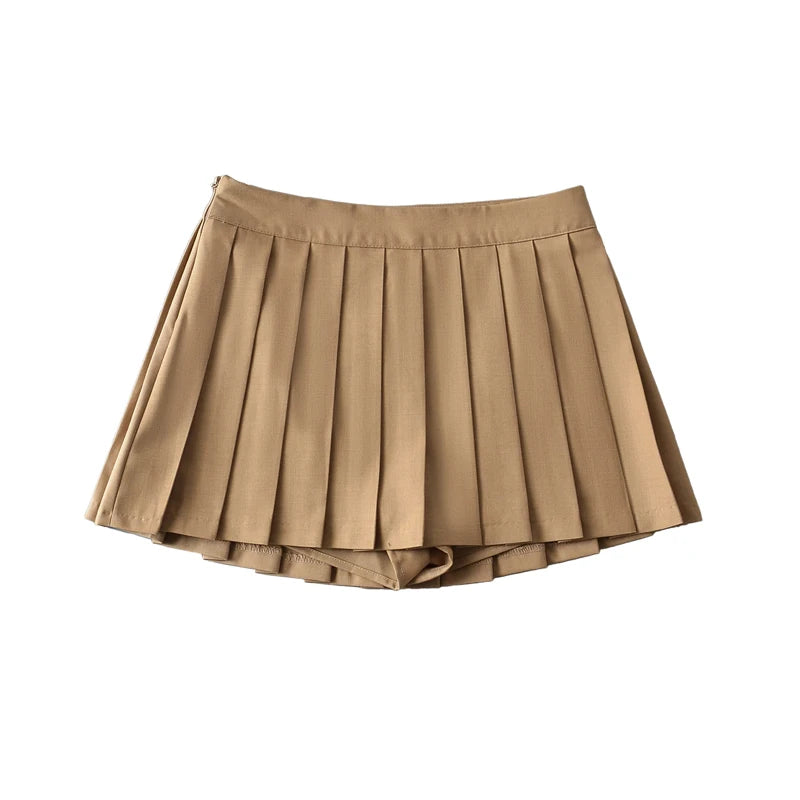 Summer Mini Skirts For Women Harajuku High Waist Skirts Womens Korean Fashion Sexy Skirts Vintage Pleated Skirt Tennis Pink Blue