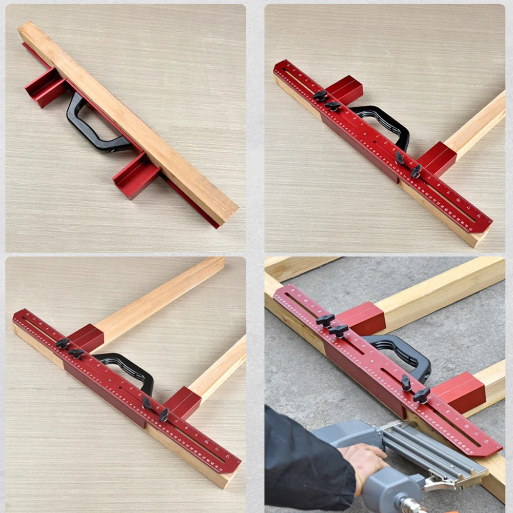 1Set Framing Tools, Adjustable Framing Stud Layout Tool Stud Framing Tool for Home DIY Frame Wall Precision Measurement Jig Tool