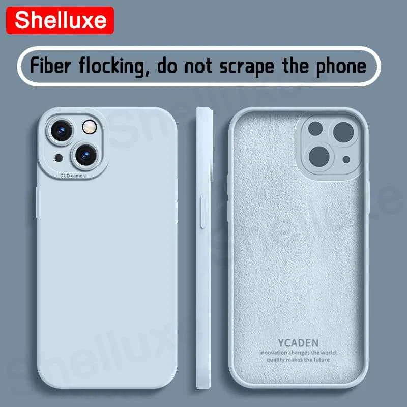 A54 A55 A56 Case Shelluxe Square Liquid Silicone Soft Cases For Samsung Galaxy A56 A55 A54 A52 s A52s A53 Silky Feel Phone Cover