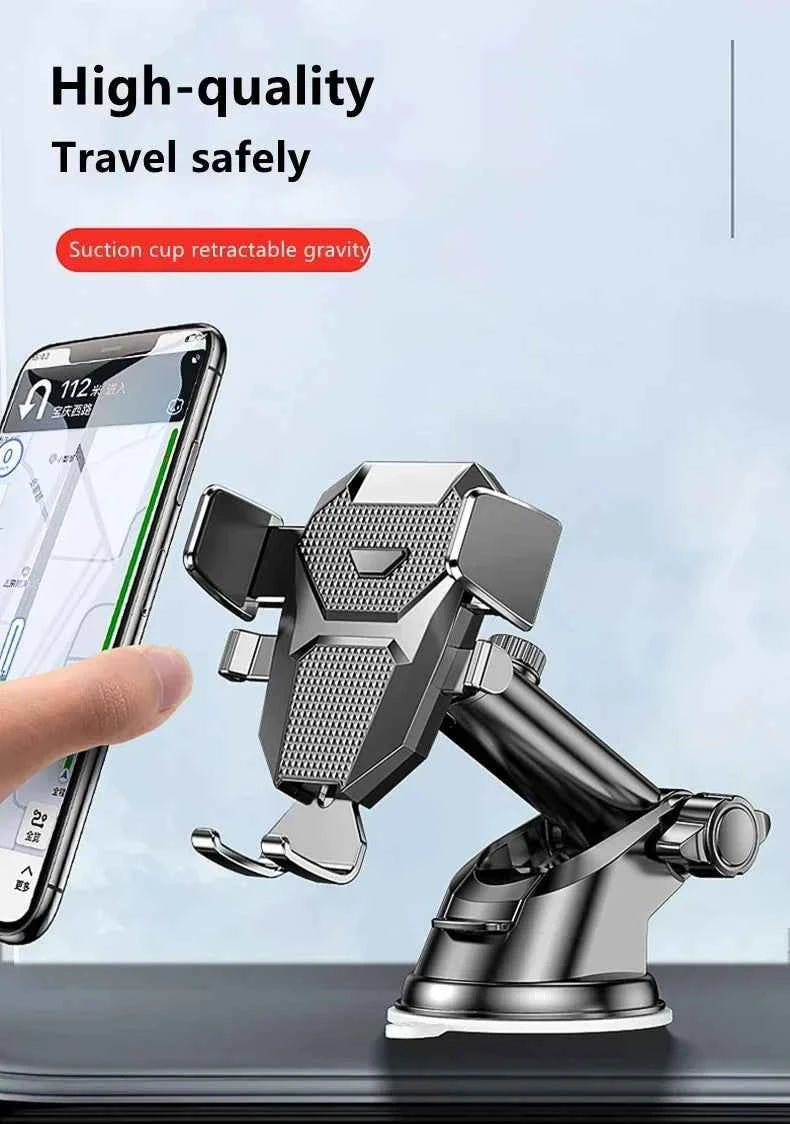 Universal Suction Cup Car Phone Holder Mount Stand for iPhone Samsung Xiaomi Huawei - Mobile Phone Sucker Support Bracket