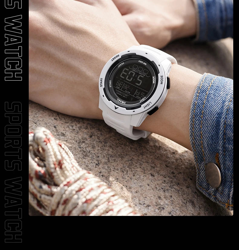 New SMAEL 8105 Watches Camo Strap Military Sport Watch for Men Clock Fashion Digital Wristwatch Waterproof Shockproof Watches