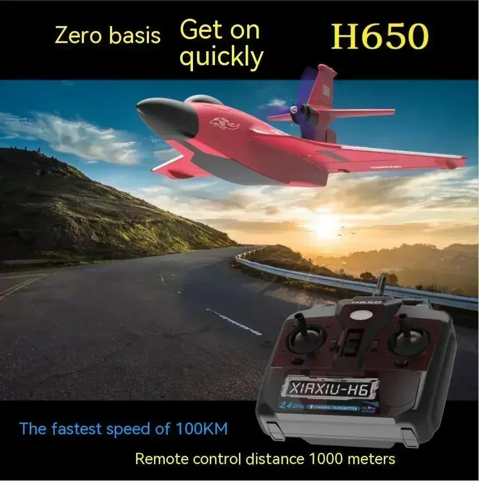 New H650 Raptor Water Land Air Fixed Wing Foam Waterproof Aircraft Brushless Motor Radio-controlled Aircraft Electric Aircraft