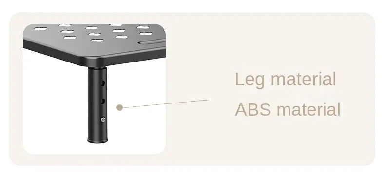 Adjustable Computer Rack, Telescopic Monitor Holder, Elevated Screen Stand to Relieve Neck Fatigue, Practical Office Storage Sup