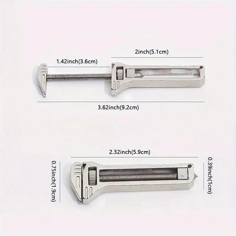 Advanced Outdoor Small Tools: Portable Mini Wrench & Multitool; Lightweight Titanium Alloy Mini Wrench and Multitool