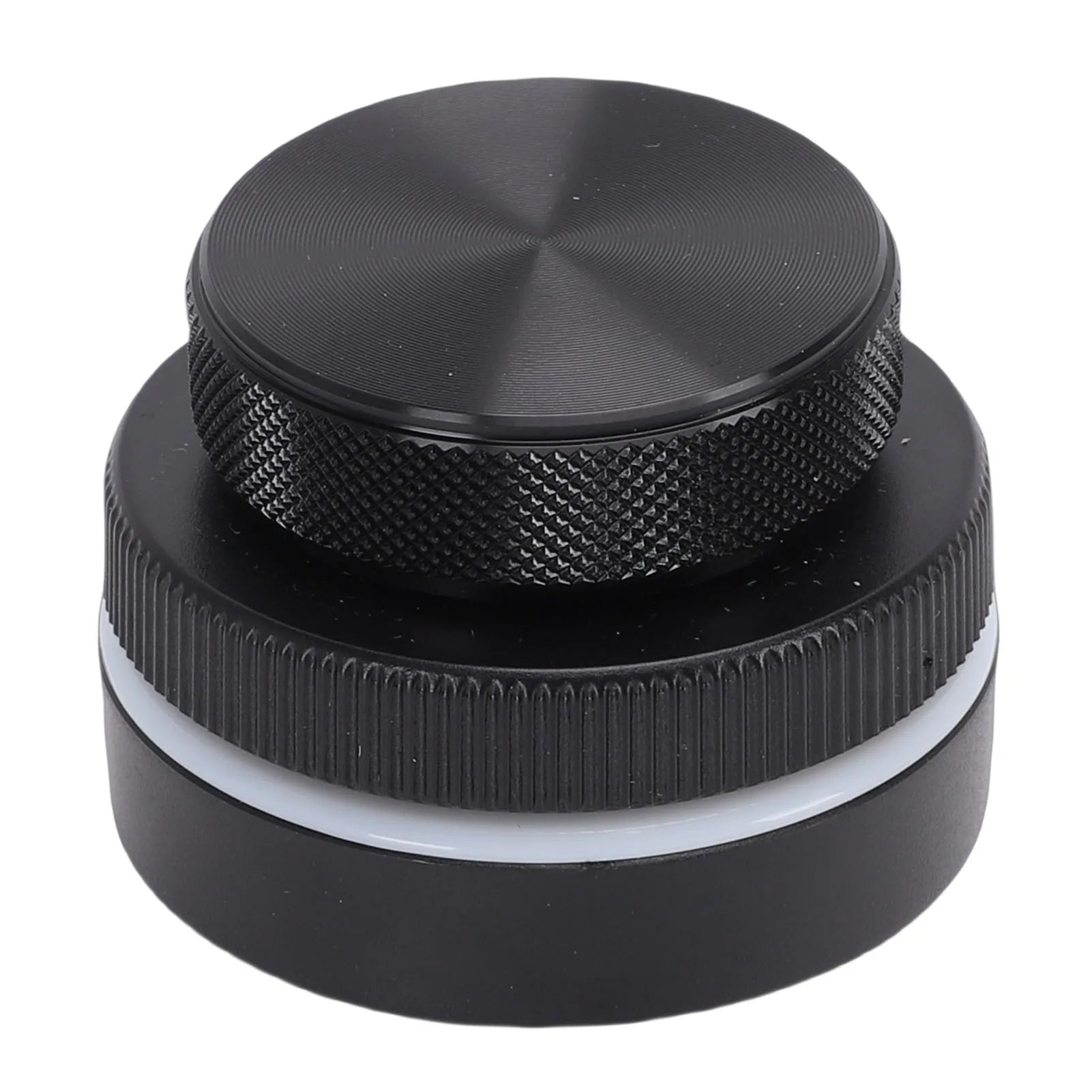 【New】Custom Rotary Knob with RGB Light Dual Knobs Page Turning Volume Controller 2.4G BT USB Support for Windows Black