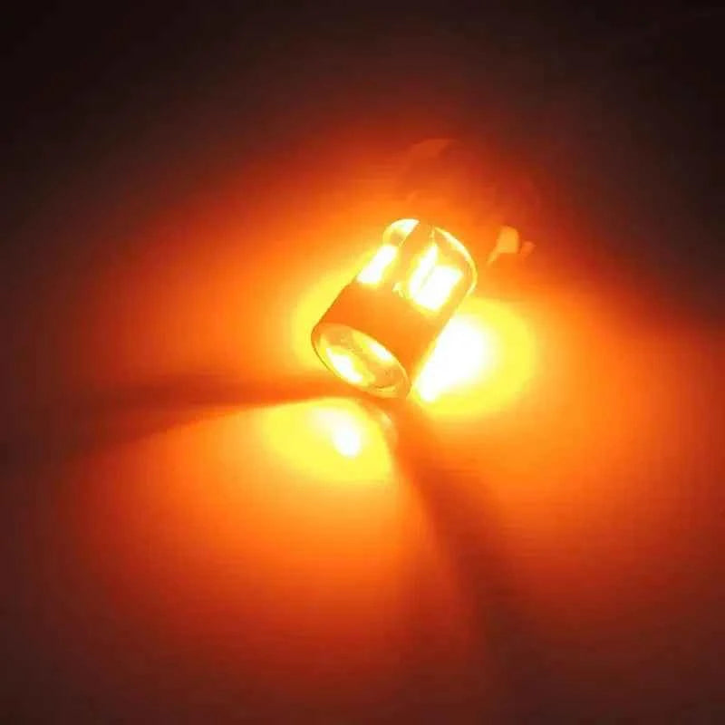 2pcs Car T10 12V LED Signal Light Orange Amber Light Position Parking City Lights T10 168 194 2825 W5W 19SMD LED Bulb