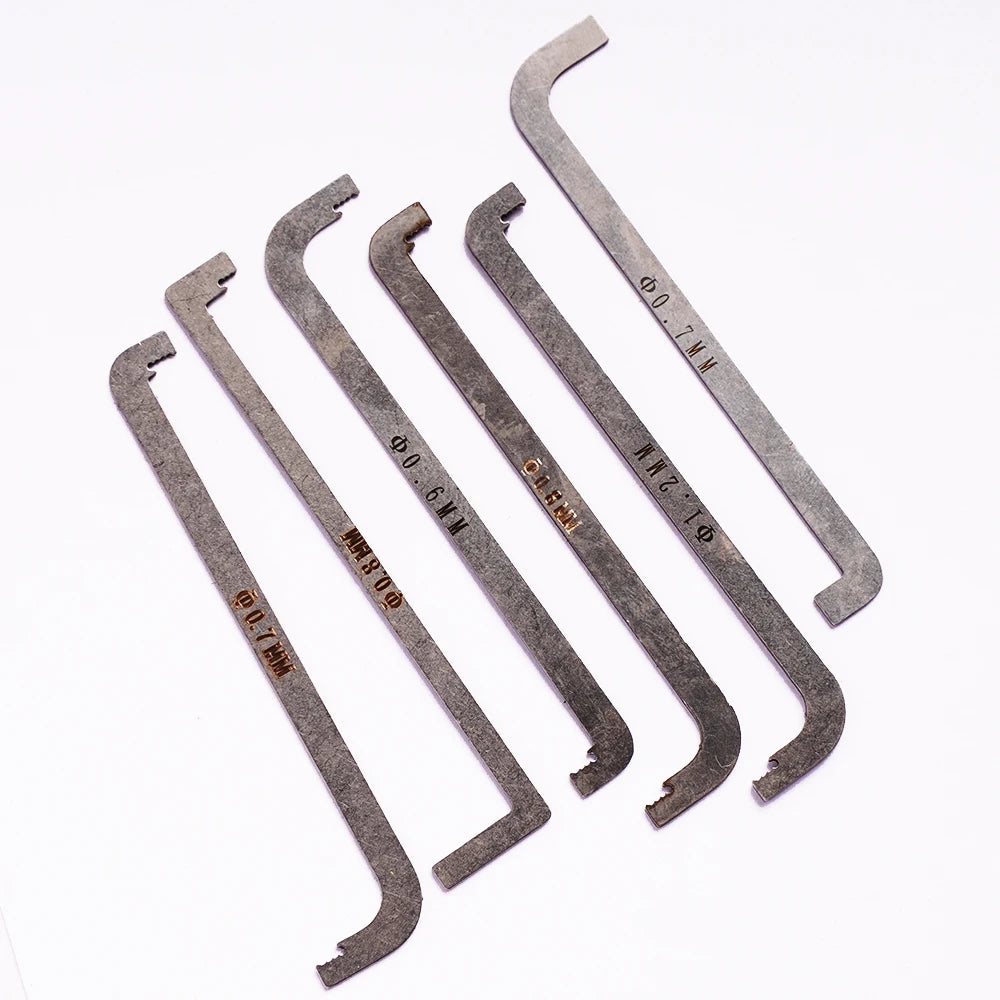 Locksmith Push Rod Tension Wrench Tools for Lock,Comb Lock Tools Portable Pocket Tools