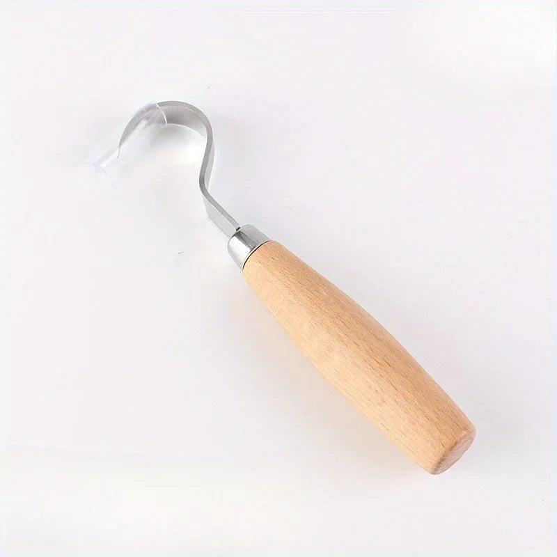 Wood Carving Tools Set - Ergonomic Knife/Chisel/Hook Knife, Durable for Beginners & Pros (Spoon/Sculptural Woodworking)