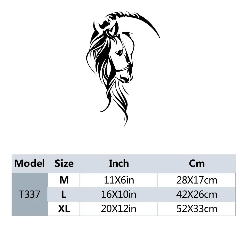 Horse Home Decoration Accessories For Bedroom Decoration Background Wall Art Decal Drop Shipping