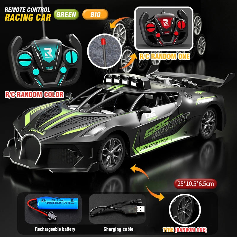 RC Car Toy Drift Racing Remote Control Car High Speed Off Road Racing Car Toys for Boys Christmas Indoor Outdoor Xmas Gifts