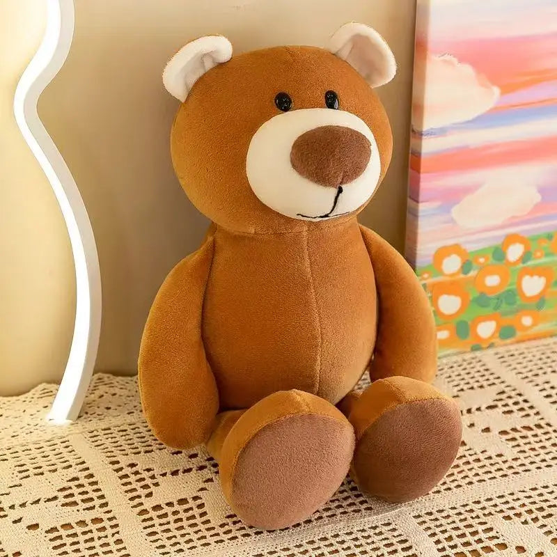 25CM Kawaii Jungle Animal Plush Toys Forest Animal Plush Dog Zebra Elephant Lion Fox Giraffe Children's Toys Doll Birthday Gift