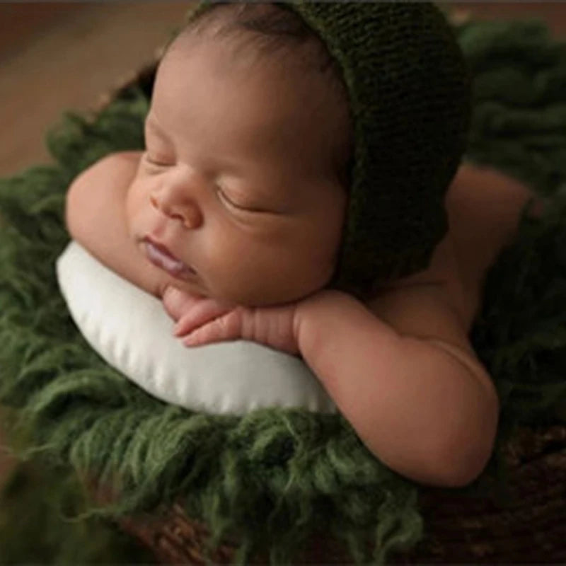 5pcs/set Newborn Photography Props Bean Pillows Crescent Auxiliary Photo Props Baby Basket Fillings Posing Pillow Photo Props