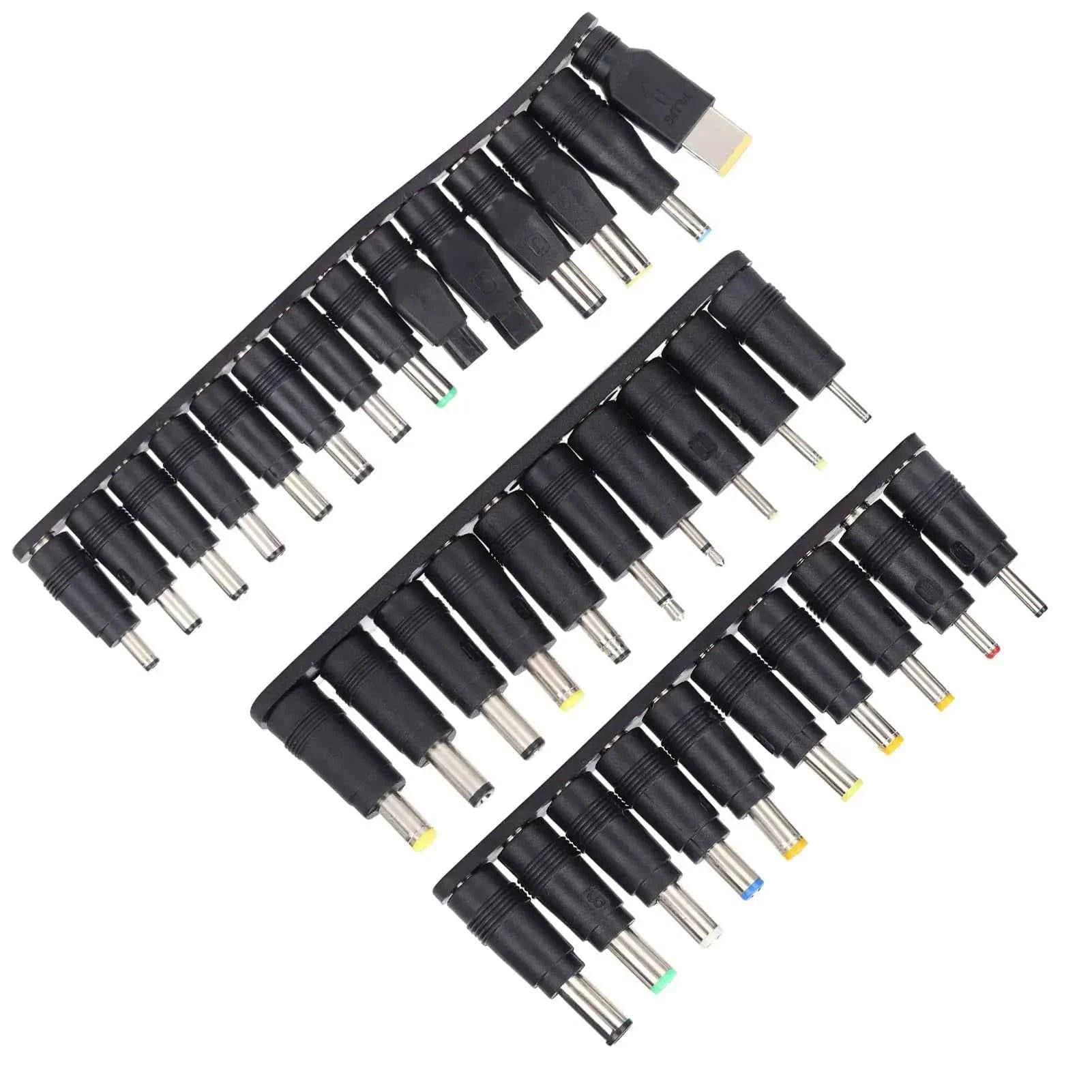34Pcs DC Power Plugs 5.5mmx2.1mm Universal Laptop Power Connector Adapter Computer Accessories Plug Connector Cable