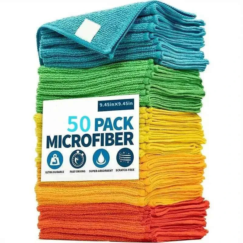 Microfiber Cleaning Cloth Set – Multi-Purpose & Absorbent