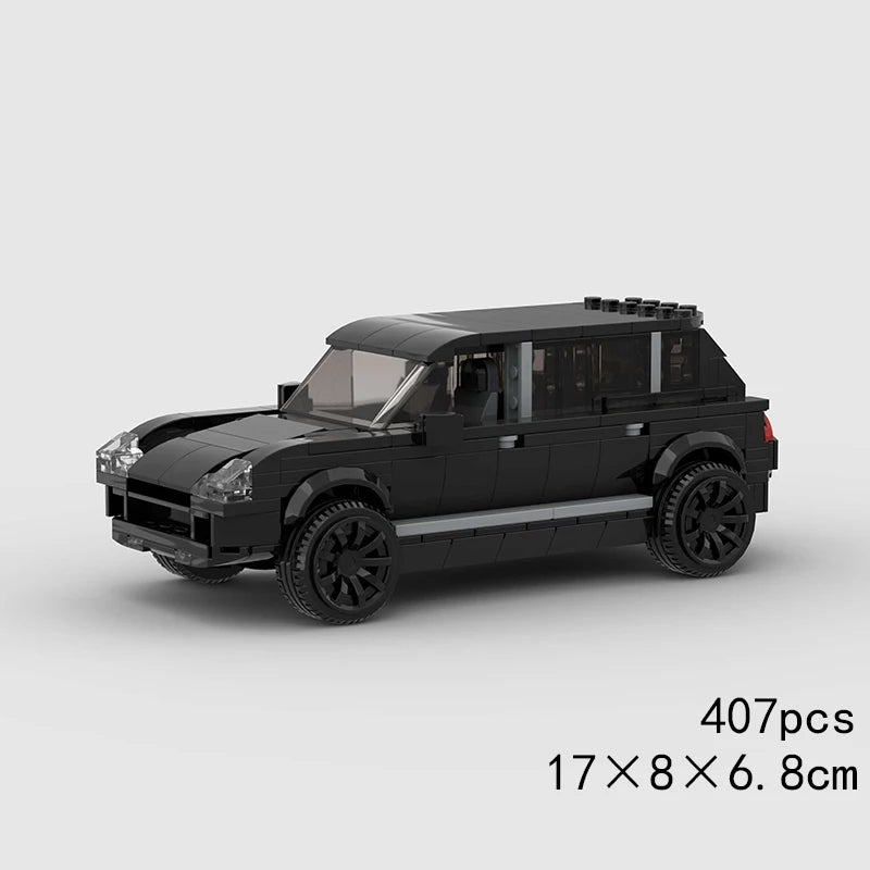 MOC Car Speed RX7 AE86 Chiron R8 Creative Racing Vehicle Model Building Block Super Race brick City Rally Sport Toy Technical