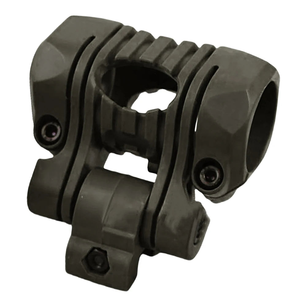 BOOIU Tactical Helmet Flashlight Holder 25mm Multi-Angle Led Flashlight Clip Fast Helmet Accessories Mount Side Rail With Wrench