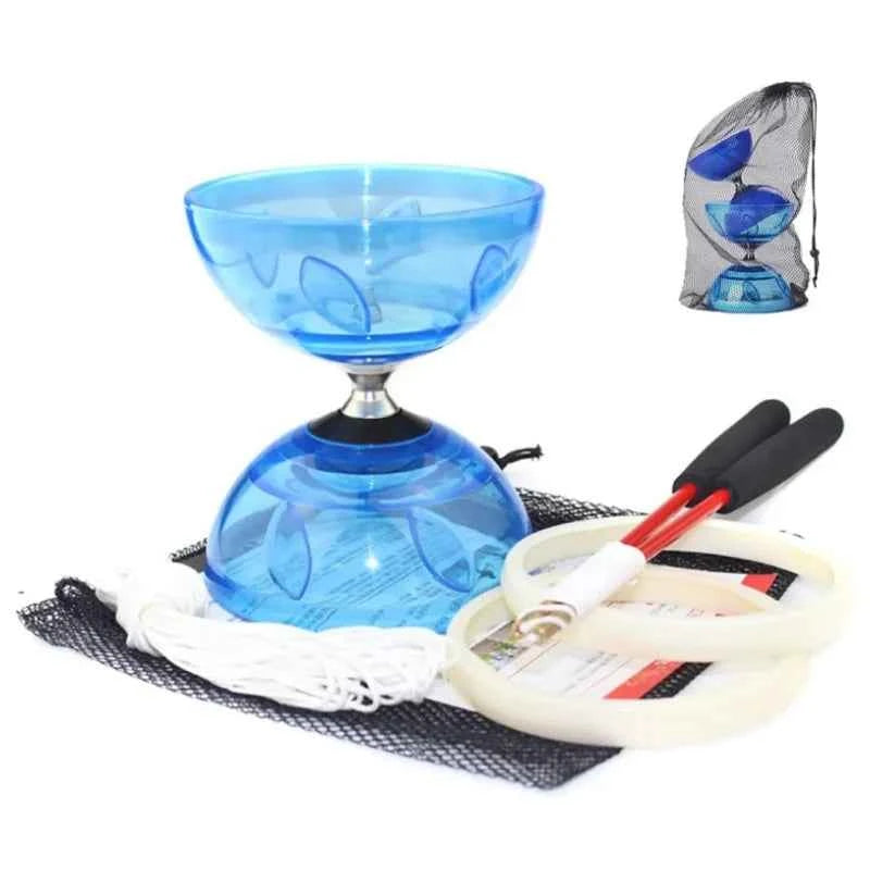 Portable Diabolo Chinese Yoyo Set Professional Fitness Gear For Adults Kids Family Outdoor Indoor Agility Exercise