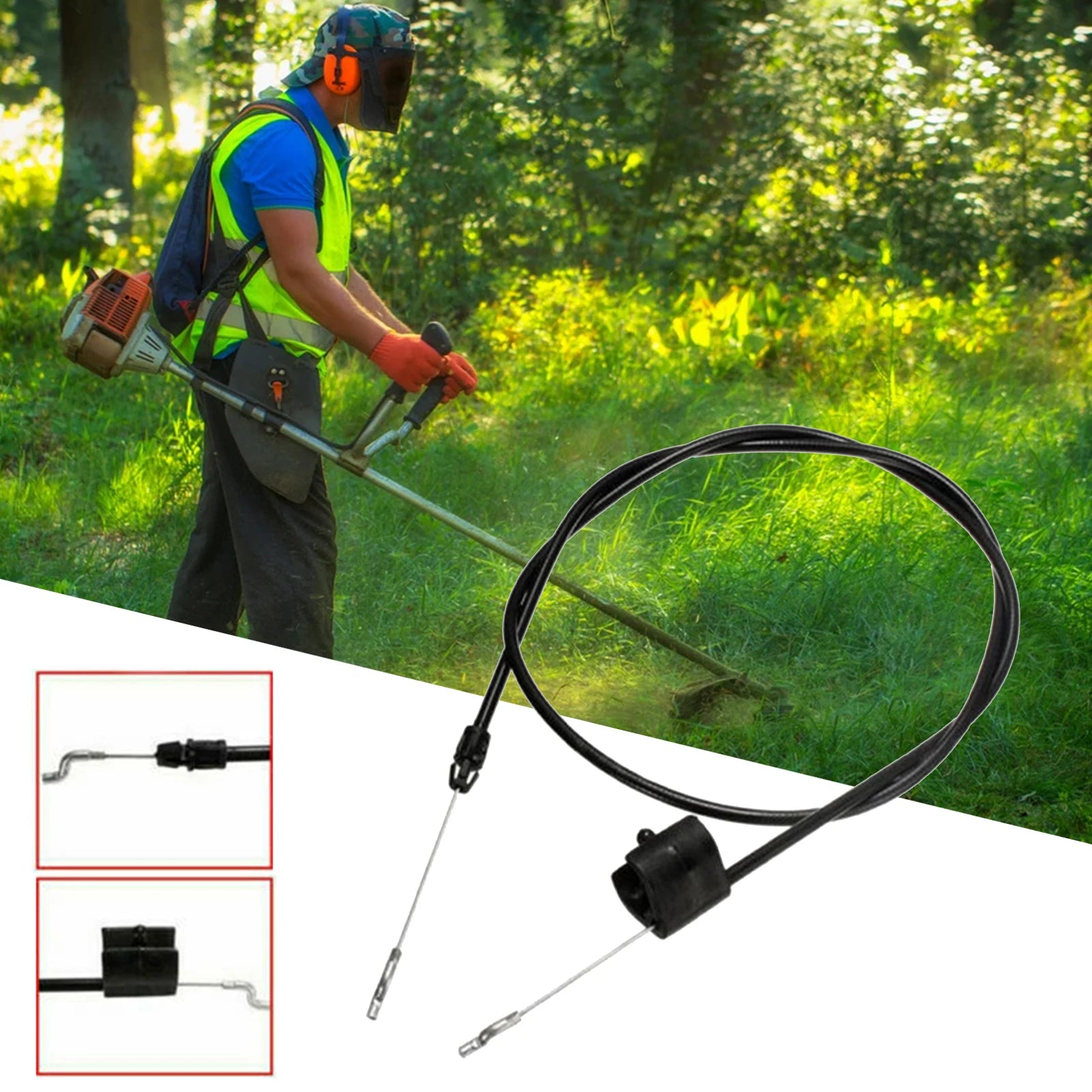 Throttle Pull Cable Mower Engine Zone Control Cable Replacement for Craftsman Lawn Mower Garden Tool