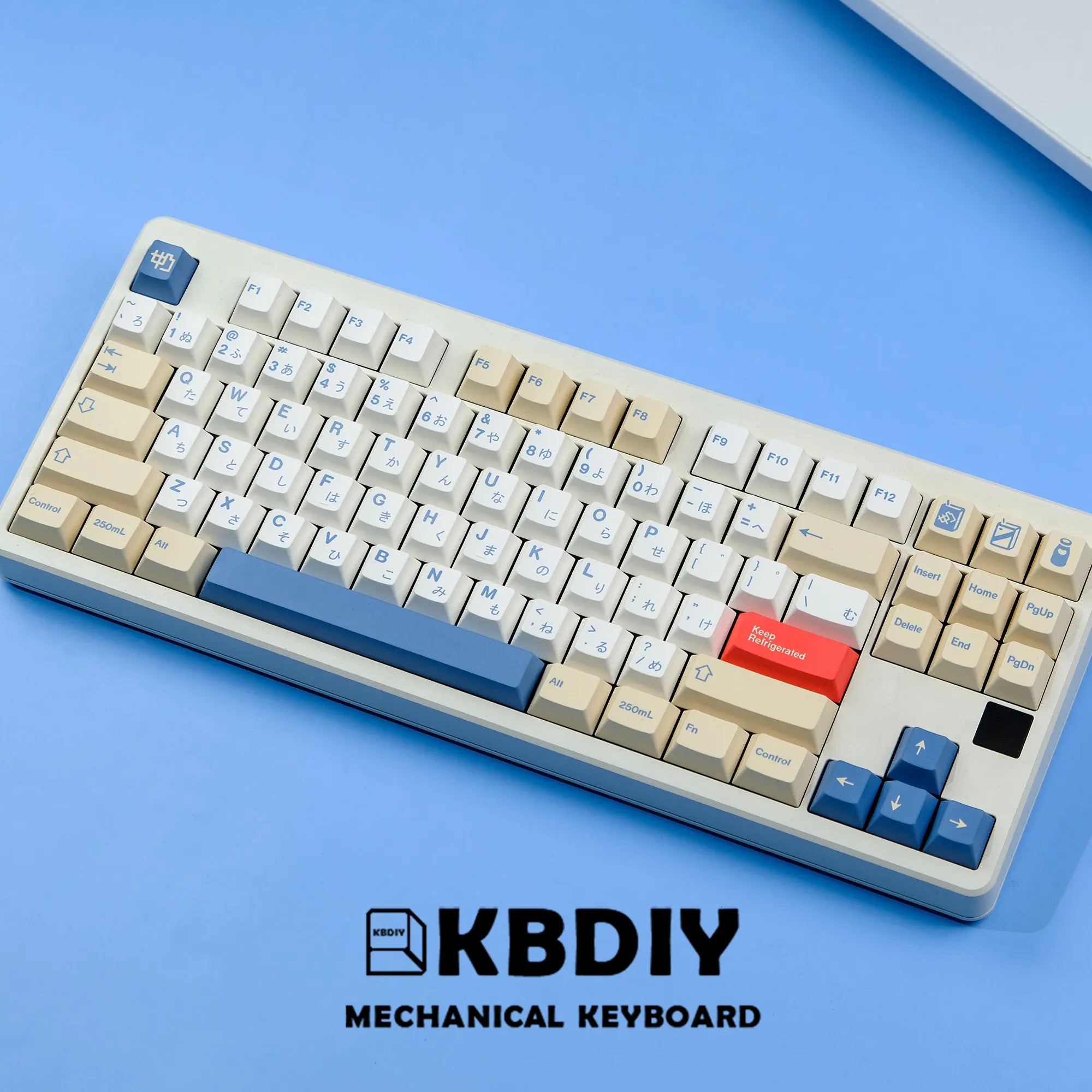 KBDiy 135 Keys/Set GMK Soymilk PBT Keycaps Cherry Profile MX Switch Korean Keycap for Mechanical Gaming Keyboard Custom Key Caps
