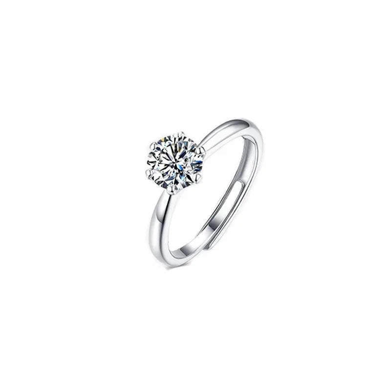 Indian Supplier Moissanite Diamond Ring 18K Gold Plated Fine Jewelry for Bridal Engagement Available For Sale