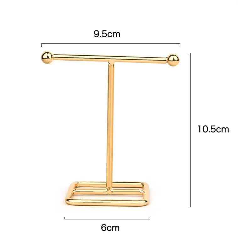 High Quality Jewelry Organizer Shelf Metal Earring Storage Rack DIY Jewelry Organizer Holder Pendants Necklace Display Stand