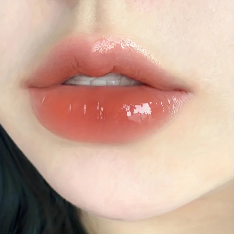 Color06 Color Cute Bear Jelly Lip Gloss – Long-Lasting Mirror Shine