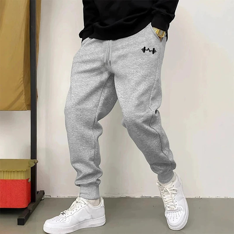 Mens Print Lounge Pants 2025 New Style Autumn Winter Joggers Male Fashion Streetwear Casual Comfort Fitness Sporty Sweatpants