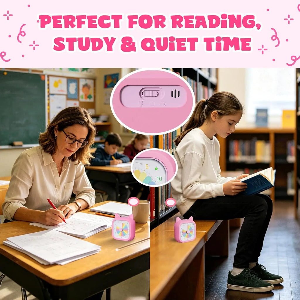 Kids Timer Self Discipline Device Visual Time Management Tool 60 Minutes Countdown Students Study Homework Focus Learning Clock