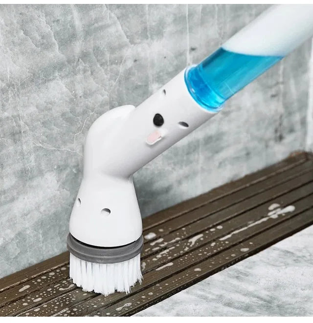 Electric Cleaning Brush Electric Spin Scrubber 7 in 1 Cleaning Tool For Kitchen/Bathroom/Living Room Household Hair Brushes