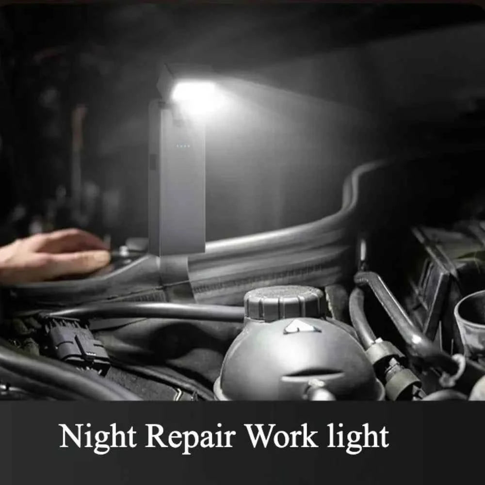 Magnetic Torch Light Work Light Rechargeable MINI COB Flashlight High Power Night Work Emergency Lamp Night Light Small Car Lamp