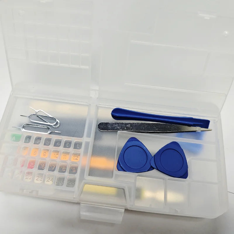 Professional Tools Storage Box Multifunction Double-Layer Mobile Phone Repair Organizer Case Small Parts Screw IC Motherboard