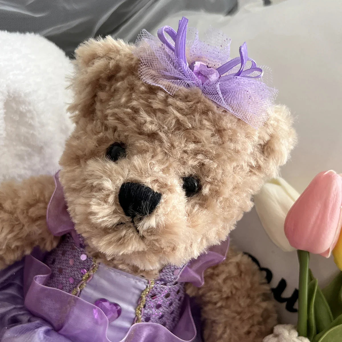 sweet Teddy Bear Stuffed Animal with Ballet dress Plush Toys plush Soft doll toys for kids girl Birthday Christmas gifts