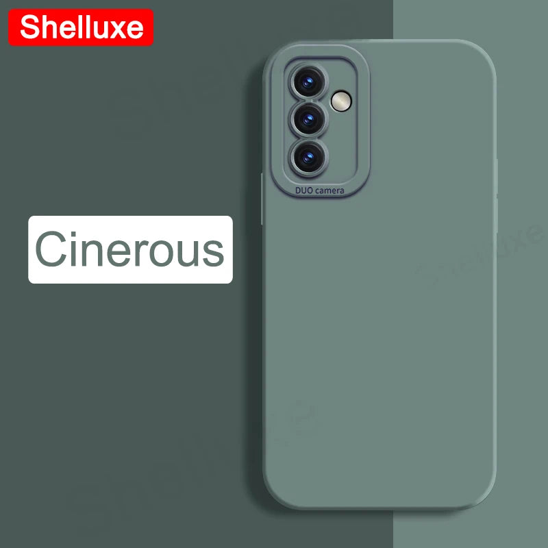 A54 A55 A56 Case Shelluxe Square Liquid Silicone Soft Cases For Samsung Galaxy A56 A55 A54 A52 s A52s A53 Silky Feel Phone Cover