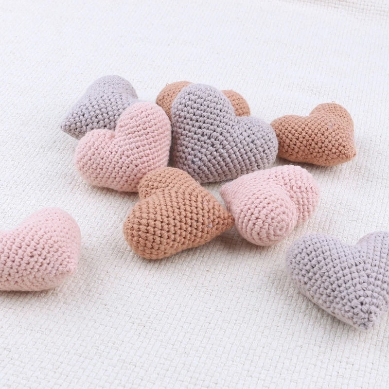Crochet Animal Baby Pacifier Clip Accessories Handmade Knitted Bunny Teether Beads Newborn Nipple Clip Dummy Soother Holder Toy