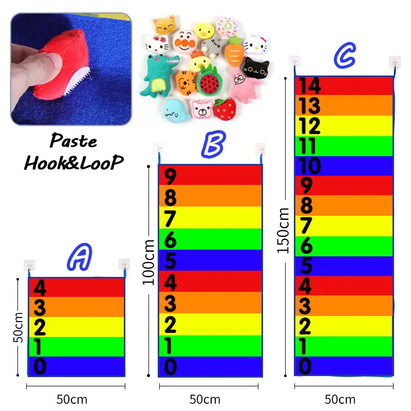 Kids Touch High Carpet Games Bounce Trainer Promote Growth Fun Sports Toy Height Ruler Indoor Outdoor Toys for Children