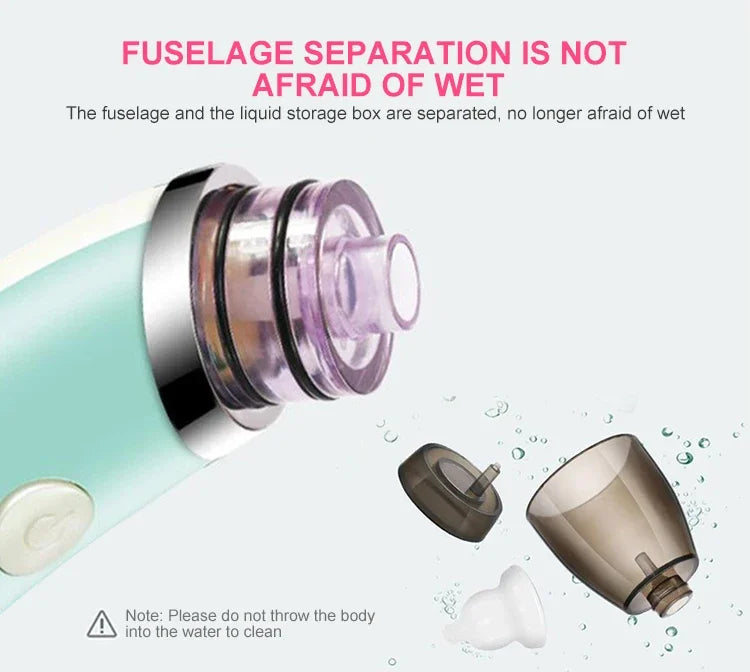 New Electric Baby Nasal Aspirator Electric Nose Cleaner Sniffling Equipment Safe Hygienic Nose Snot Cleaner For Newborns