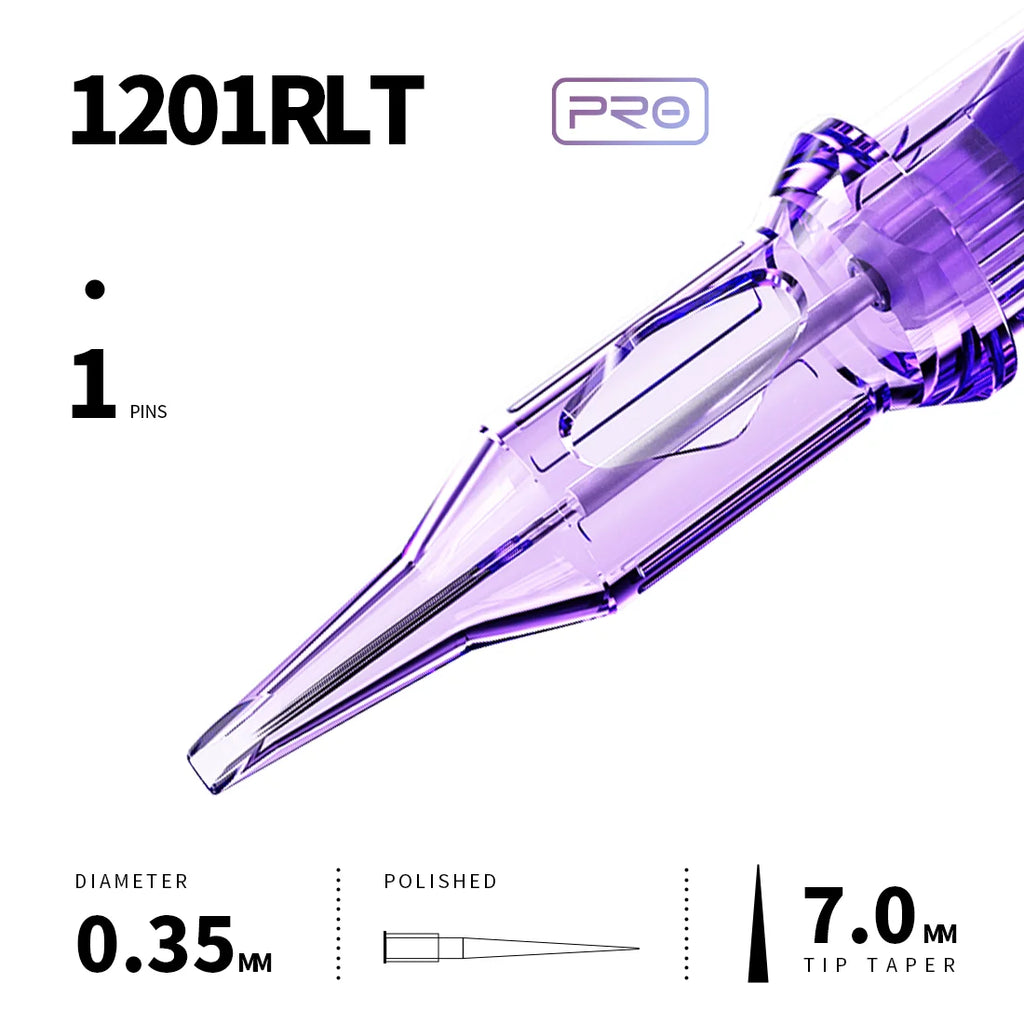 Mast Pro Tattoo Cartridge Needles RL 20 Pcs Disposable Permanent Makeup or Body Art Needles 0.18/0.25/0.30/0.35 Tattoo Supplies