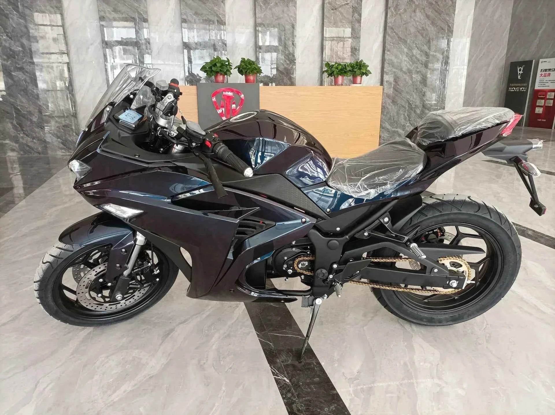 Luyuan Electric Motorcycle 150KM/H with 8000W Mid Drive Motor and 150km Range - Value Vault Club