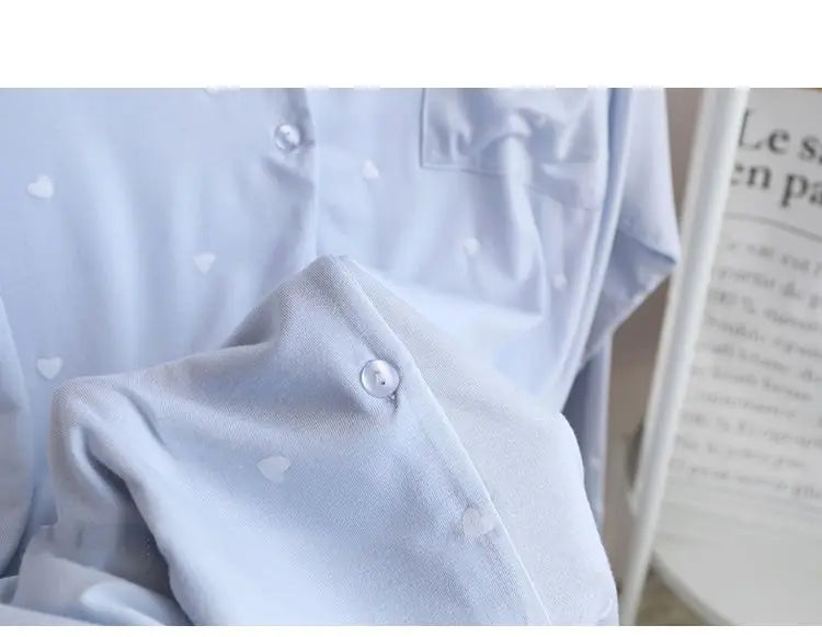 Nightgowns Women Sleepwear Baggy M-3XL Sweet Girlish Japanese Style Kawaii Clothes Home Cozy Designer Minimalist Pockets Print