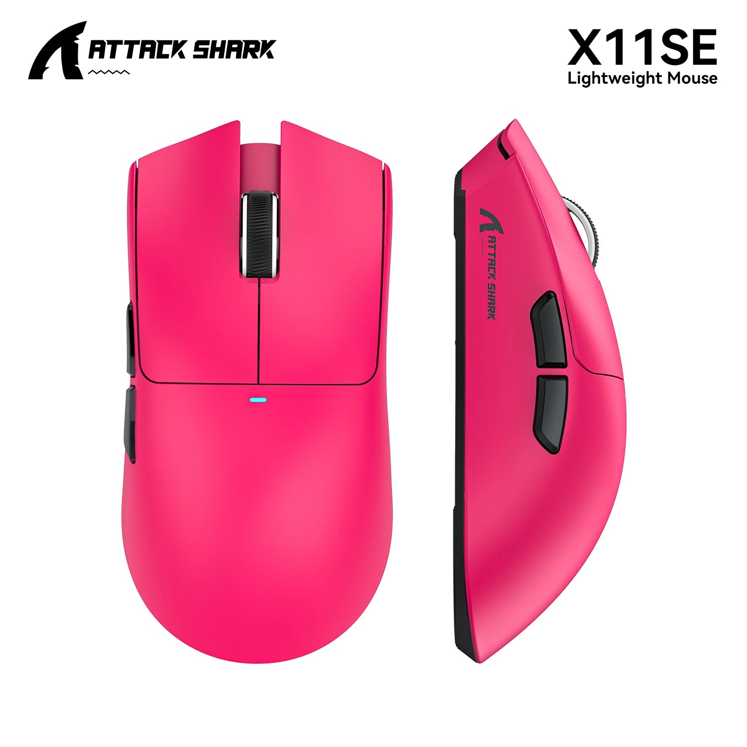 Attack Shark X11 & X11se Wireless Gaming Mouse,Bluetooth Tri-Mode Connection, PixArt PAW3311,Touch Magnetic Charging Base