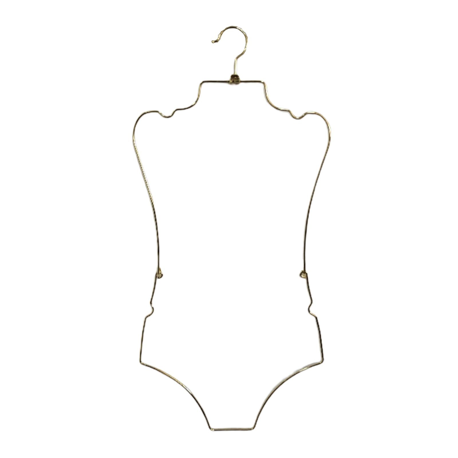 Body Shape Lingerie Hanger Foldable Durable Closet Organizer Swimsuit Hanger for Closet for Stores Boutiques Show Window Bedroom