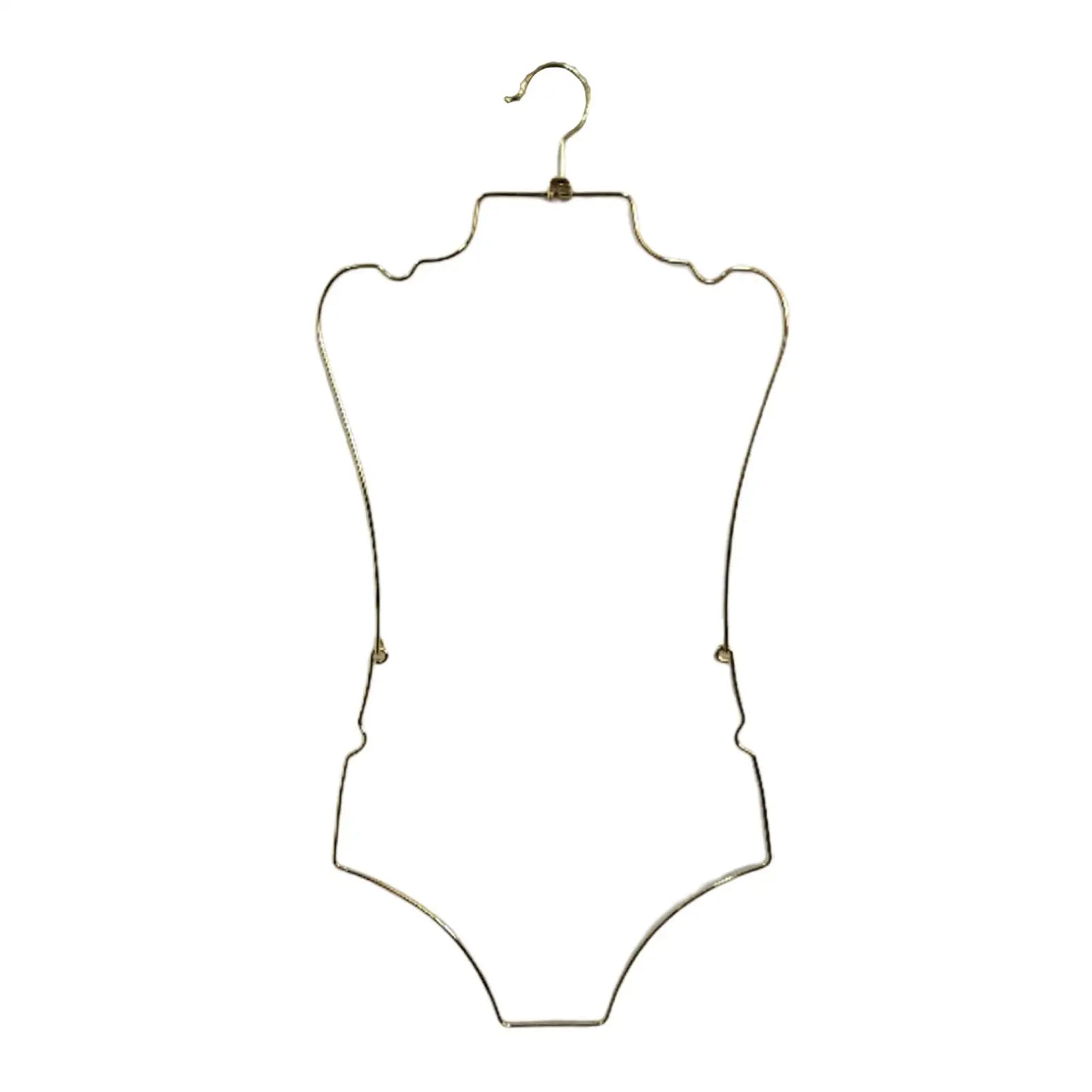 Body Shape Lingerie Hanger Foldable Durable Closet Organizer Swimsuit Hanger for Closet for Stores Boutiques Show Window Bedroom