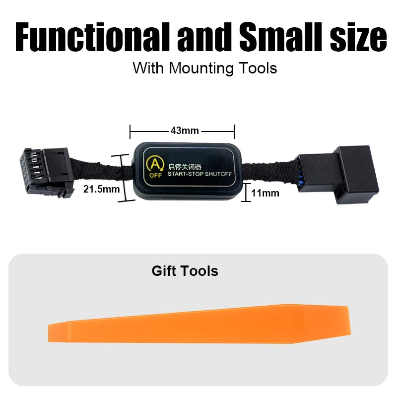 For AUDI A1 2011-2018 Car Automatic Stop Start Engine System Off Close Control Sensor Plug Smart Stop Cancel  Auto Accessorie