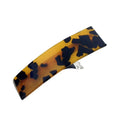 Acetate Acrylic French Hair Barrettes Automatic Curved Rectangle Styling Resin Spring Hairpin Hair Accessories