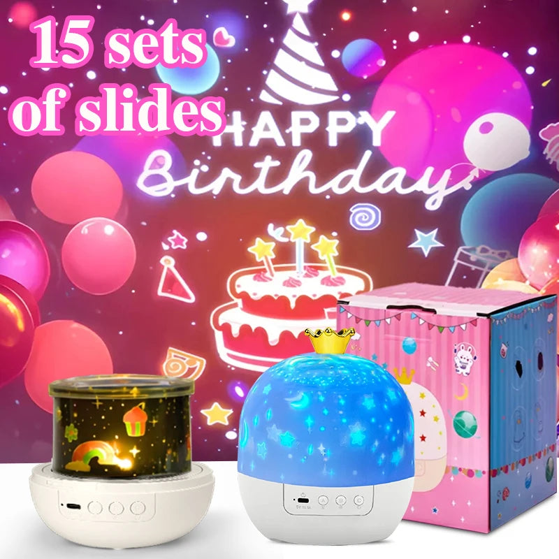 Kids led Night Light Projector, Light Projector with LED Timer and USB Cable, 360 Degree Rotation Kid Night Light Lamp for Kids