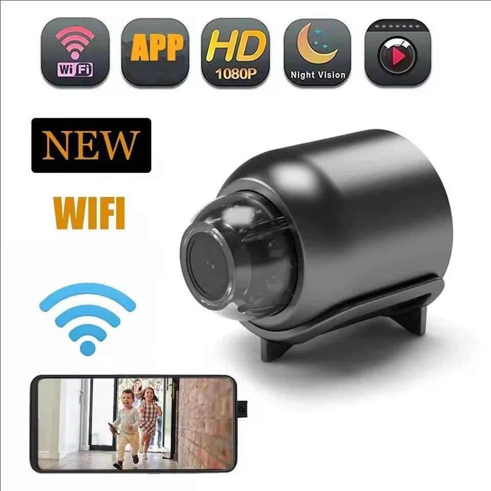 1080P Mini WiFi Security Camera – Night Vision & Motion