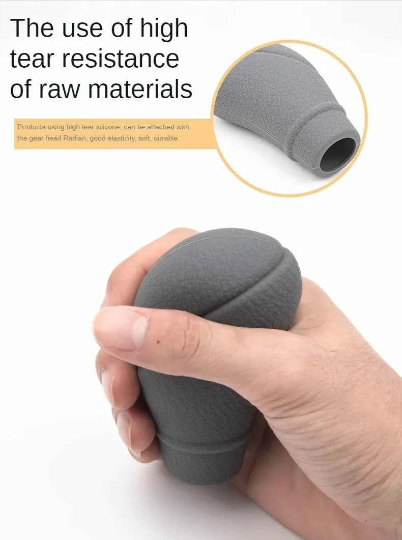 Universal Non-Slip Silicone Gear Shift Knob Cover Car Manual Transmission Protective Sleeve Auto Interior Accessories