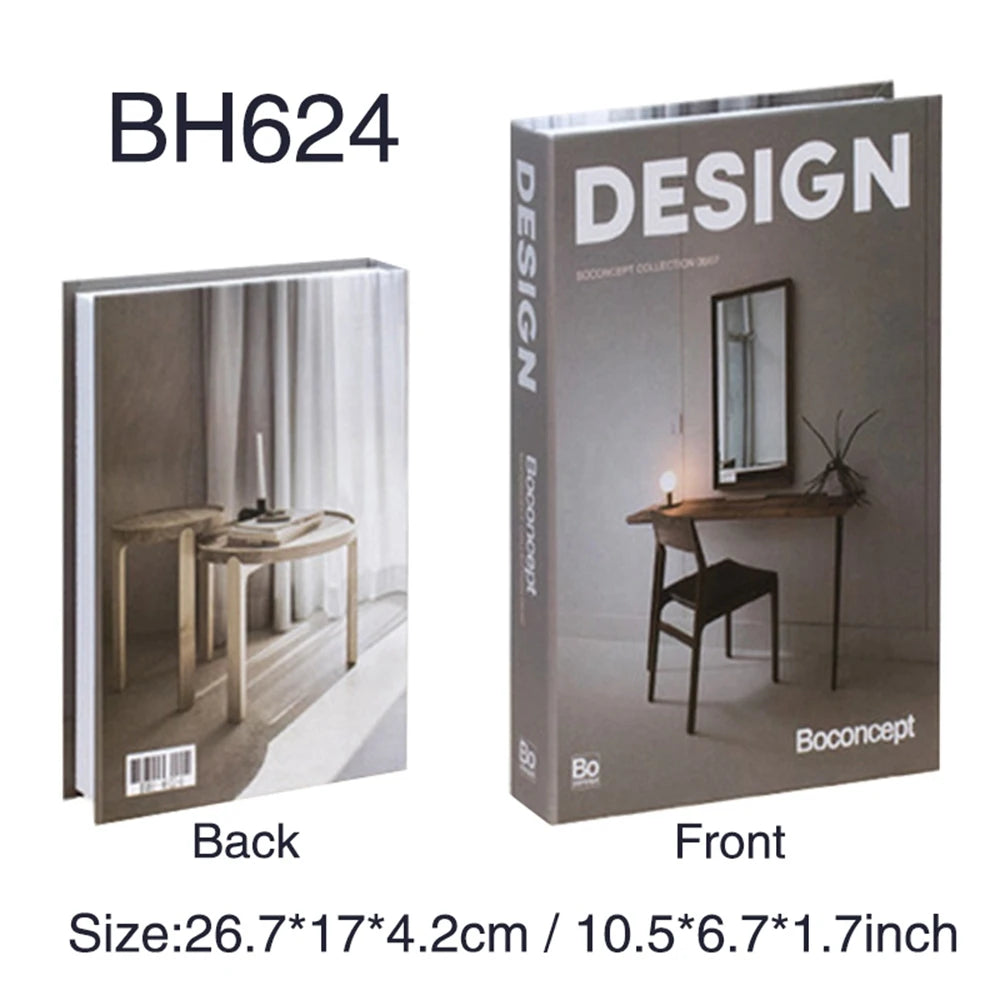 Home Decor Fake Books Coffee Table Books Ornaments Living Room Decoration Luxury Fake Books Storage Box Aesthetic Decoration